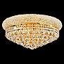 Primo 10-Light  Royal Cut Crystal and Gold Ceiling Light