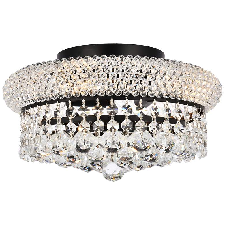 Image 1 Primo 12" Black Flush Mount