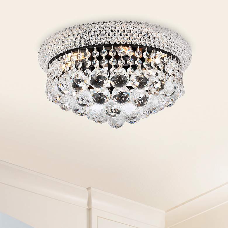 Image 1 Primo 14" Black Flush Mount