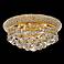 Primo 14" Wide 6-Light Gold and Royal Cut Crystal Ceiling Light