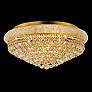 Primo 15-Light  Royal Cut Crystal and Gold Ceiling Light