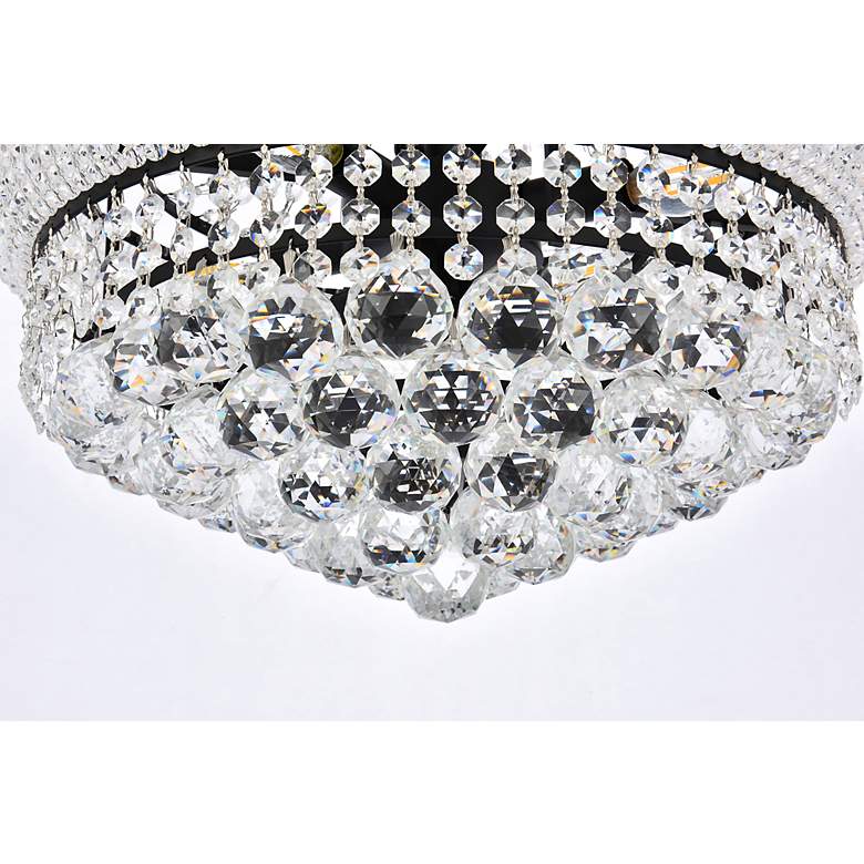 Image 5 Primo 16" Wide Black and Crystal Pendant Light more views