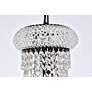 7_Primo 16" Wide Black and Crystal Pendant Light more views
