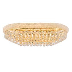 Primo 18 Lt Gold Flush Mount Clear