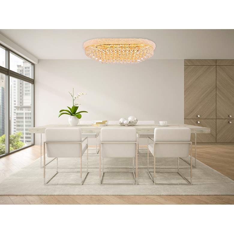 Image 3 Primo 18 Lt Gold Flush Mount Clear more views