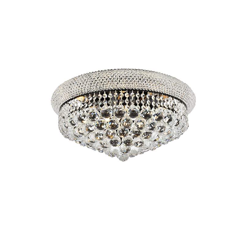 Image 3 Primo 20" Wide Black and Clear Crystal Ceiling Light more views