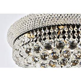 Image5 of Primo 20" Wide Black and Clear Crystal Ceiling Light more views