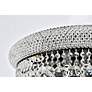 6_Primo 20" Wide Black and Clear Crystal Ceiling Light more views