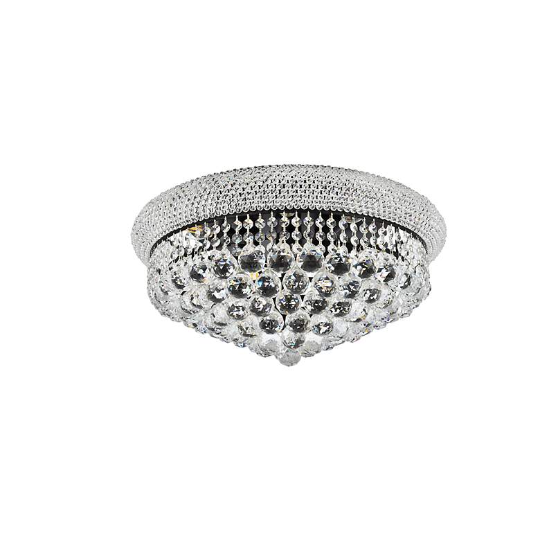 Image 7 Primo 20" Wide Black and Clear Crystal Ceiling Light more views