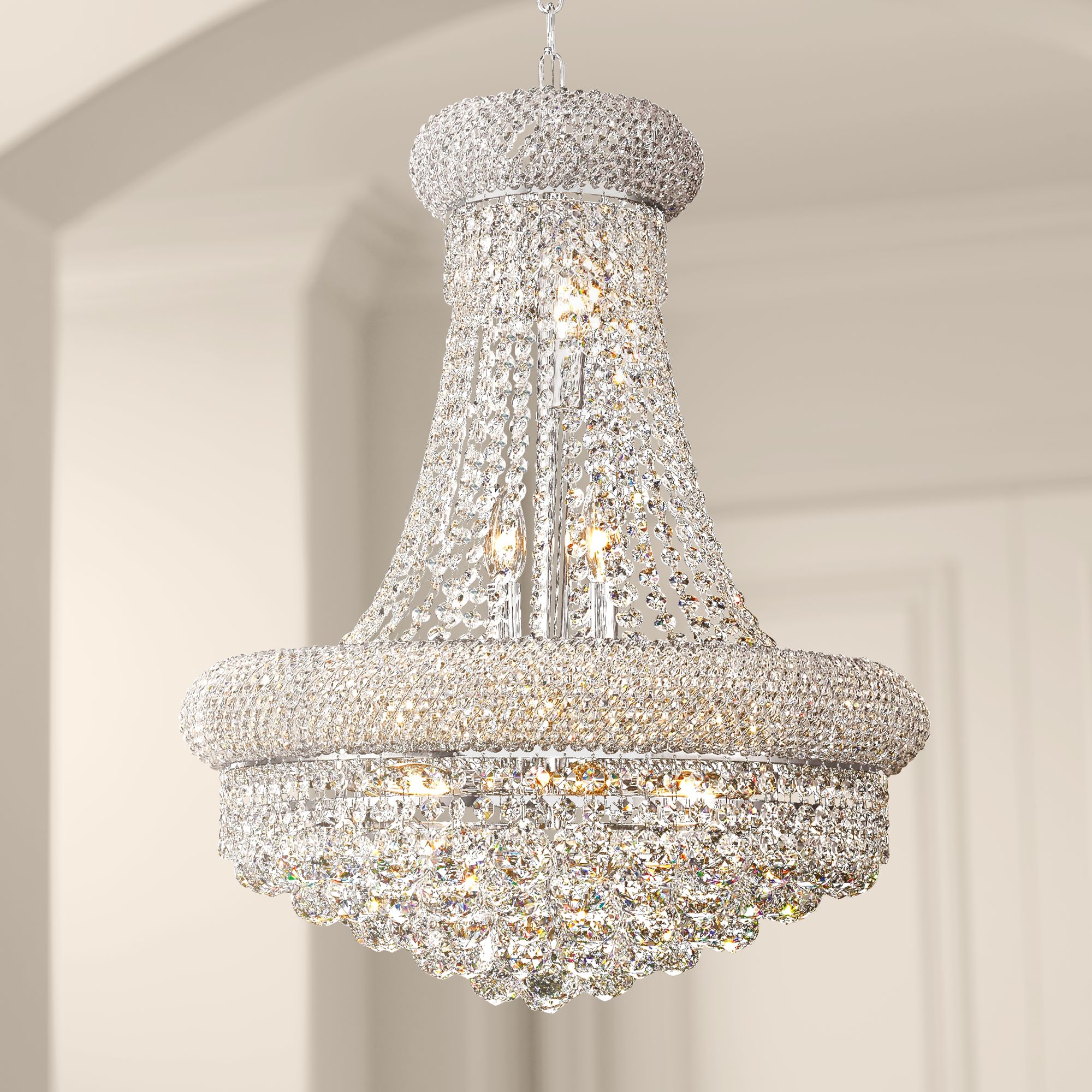 20 light crystal chandelier