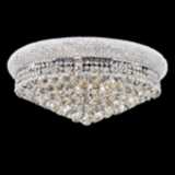 Primo 24&quot; Wide 12-Light Cut Crystal Ceiling Light
