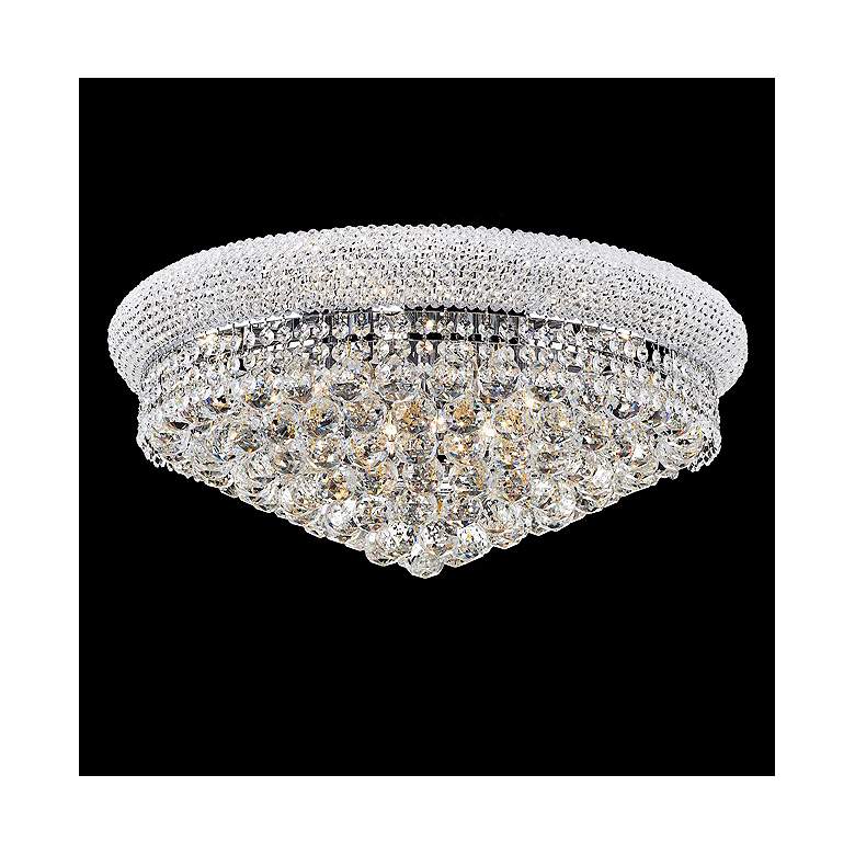 Primo 24&quot; Wide 12-Light Cut Crystal Ceiling Light