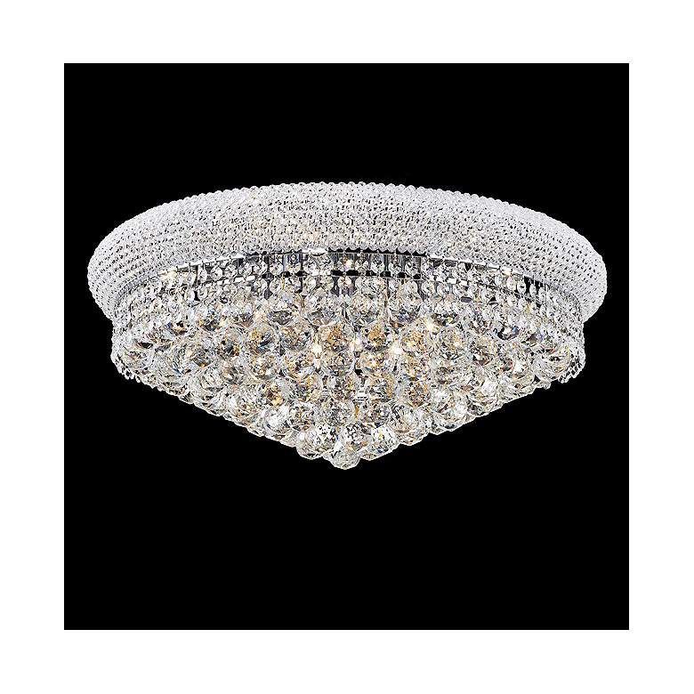 Image 1 Primo 24" Wide 12-Light Cut Crystal Ceiling Light