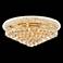 Primo 24" Wide 12-Light Gold Cut Crystal Ceiling Light
