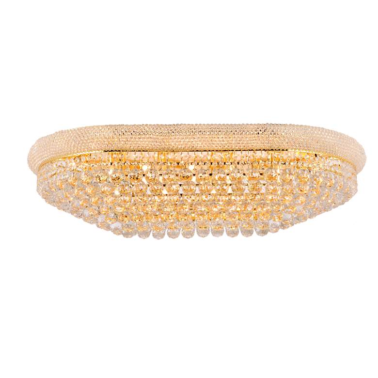 Image 2 Primo 24 Lt Gold Flush Mount Clear