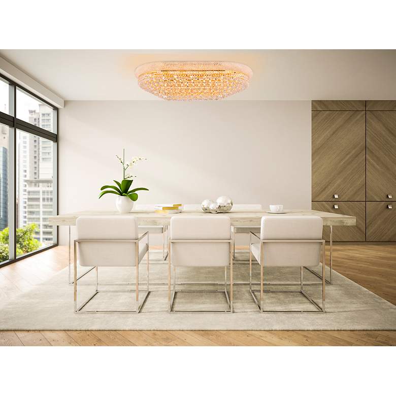 Image 3 Primo 24 Lt Gold Flush Mount Clear more views