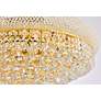 Primo 24 Lt Gold Flush Mount Clear
