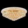 Primo 24" Wide 12-Light Gold Cut Crystal Ceiling Light
