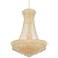 Primo 28" Traditional Gold and Crystal Chandelier by Elegant Lighting