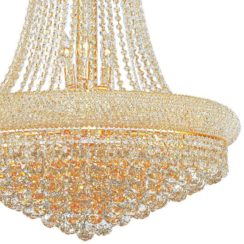 Image 4 Primo 28" Traditional Gold and Crystal Chandelier by Elegant Lighting more views