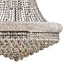 Primo 30" Wide Chrome and Clear Crystal Chandelier