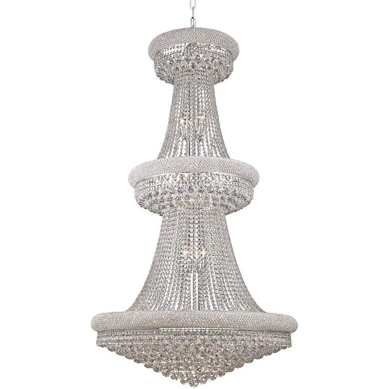 Image 2 Primo 36" Wide Royal Cut Clear Crystal 32-Light Chandelier