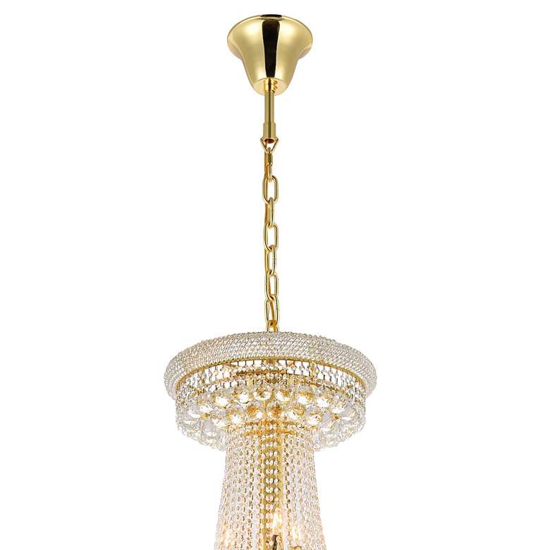 Image 4 Primo 48" Wide Royal Cut Clear Crystal 42-Light Chandelier more views