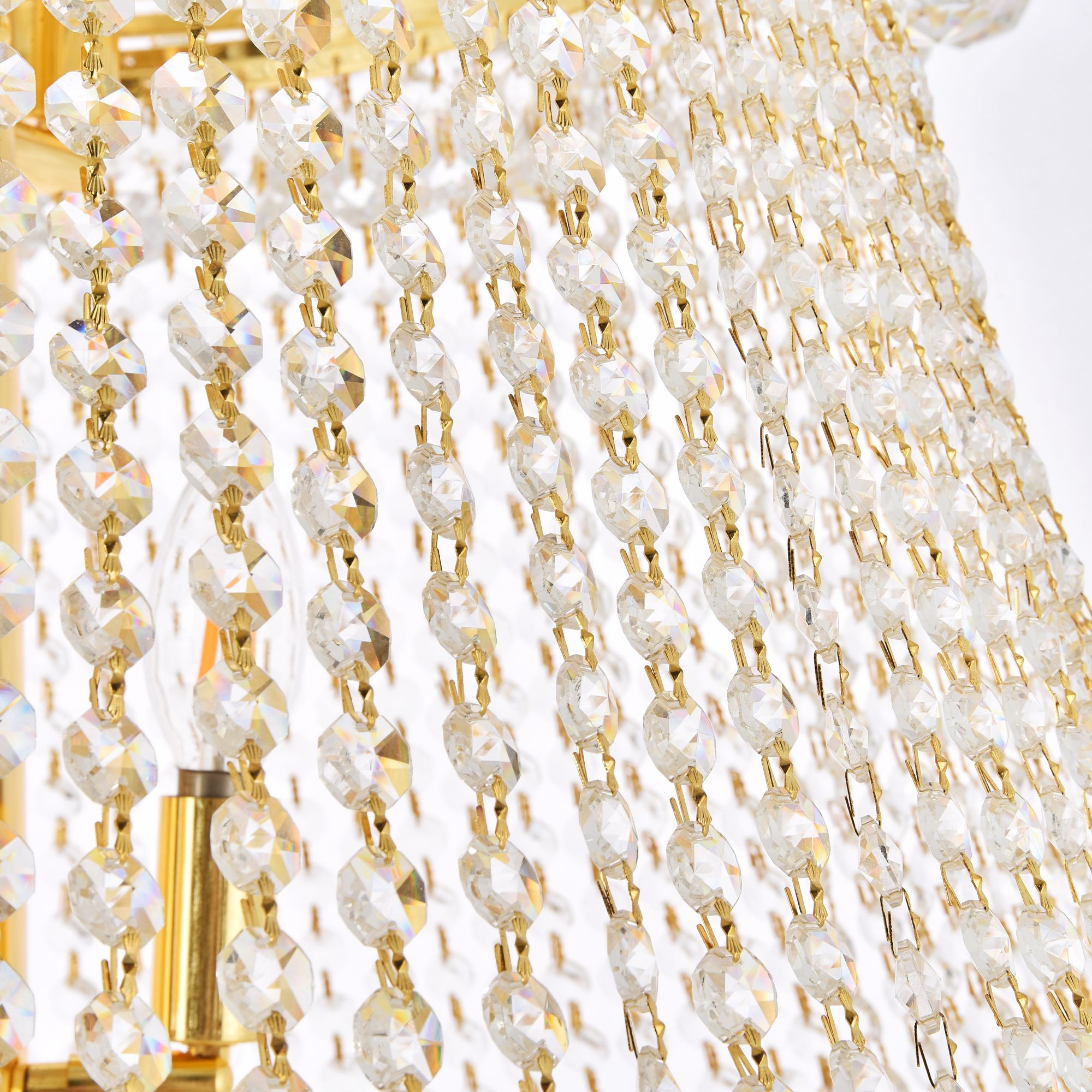 Image 7 Primo 48" Wide Royal Cut Clear Crystal 42-Light Chandelier more views