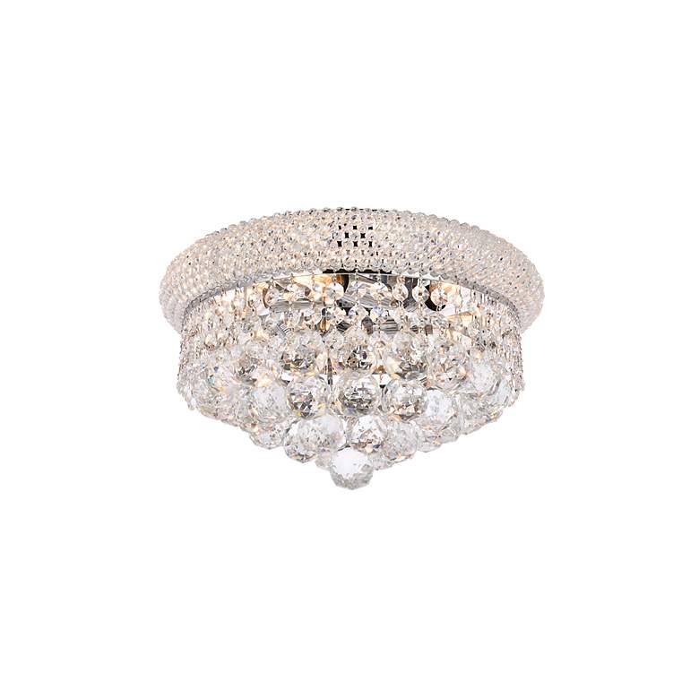 Image 3 Primo 6 Light Royal Cut Crystal Flushmount Chandelier more views