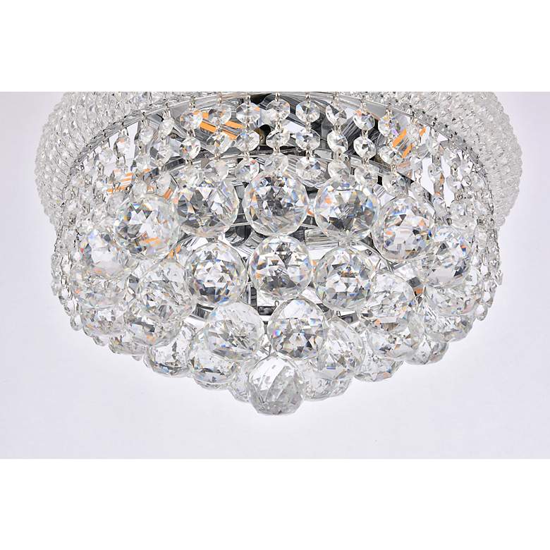 Image 4 Primo 6 Light Royal Cut Crystal Flushmount Chandelier more views