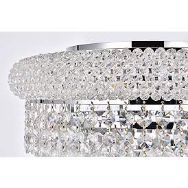 Image5 of Primo 6 Light Royal Cut Crystal Flushmount Chandelier more views