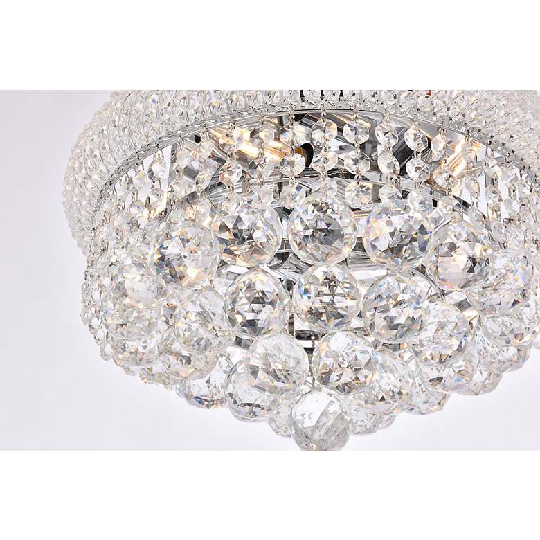 Image 6 Primo 6 Light Royal Cut Crystal Flushmount Chandelier more views