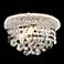 Primo Royal Cut Crystal 12" Wide Chrome Wall Sconce