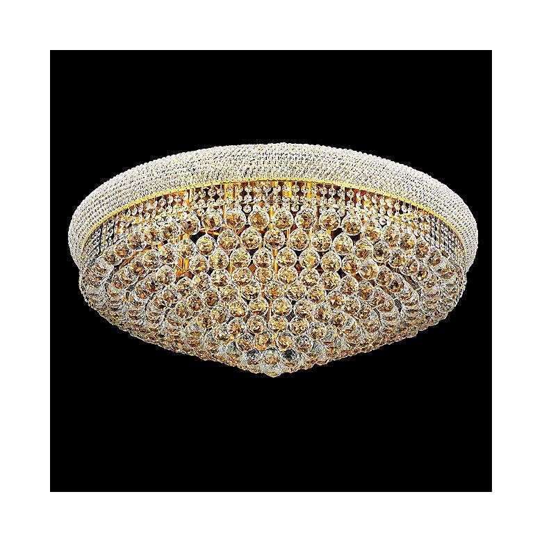 Image 1 Primo Royal Cut Crystal 20 Light Flushmount Chandelier