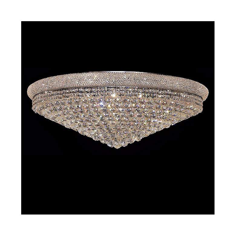 Primo Royal Cut Crystal and Chrome 42&quot; Wide Ceiling Light