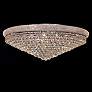 Primo Royal Cut Crystal and Chrome 42" Wide Ceiling Light
