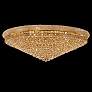 Primo Royal Cut Crystal and Gold 48" Wide Ceiling Light