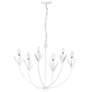 5_Primrose 30 1/2" Wide White 6-Light Chandelier more views