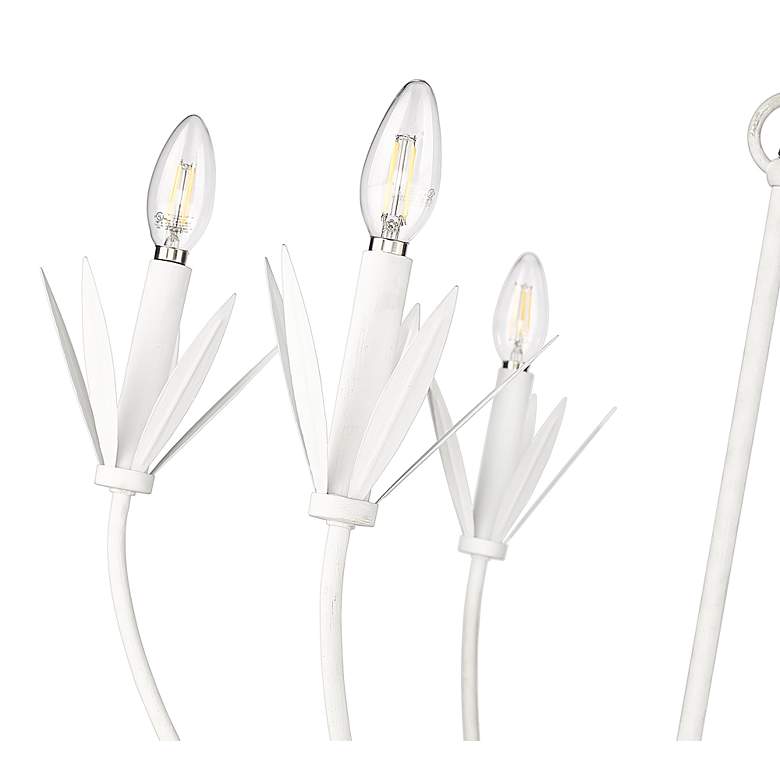Image 6 Primrose 30 1/2" Wide White 6-Light Chandelier more views