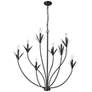 4_Primrose 40 1/2" Wide Black 8-Light Chandelier more views