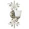 Primrose Collection Silver One Light Wall Sconce