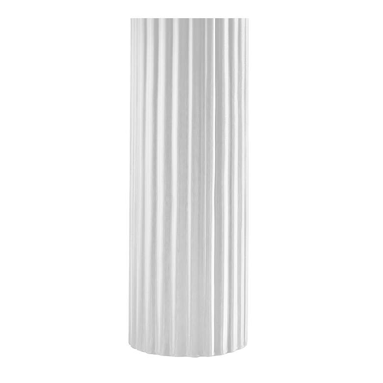 Image 5 Primrose White Ribbed Table Lamp more views