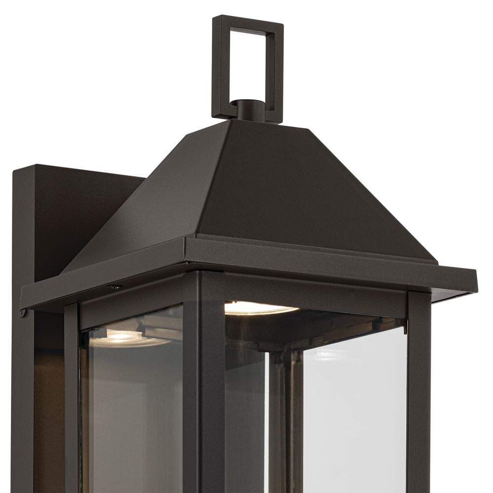 Image 4 Prin 14 Inch 1 Light Outdoor DarkSky Wall Light in Olde Bronze more views