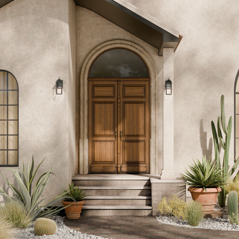 Image 2 Prin 14 Inch 1 Light Outdoor DarkSky Wall Light with Clear Glass in Black more views