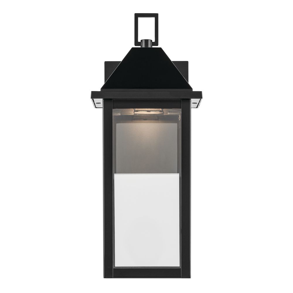 Image 5 Prin 14 Inch 1 Light Outdoor DarkSky Wall Light with Clear Glass in Black more views