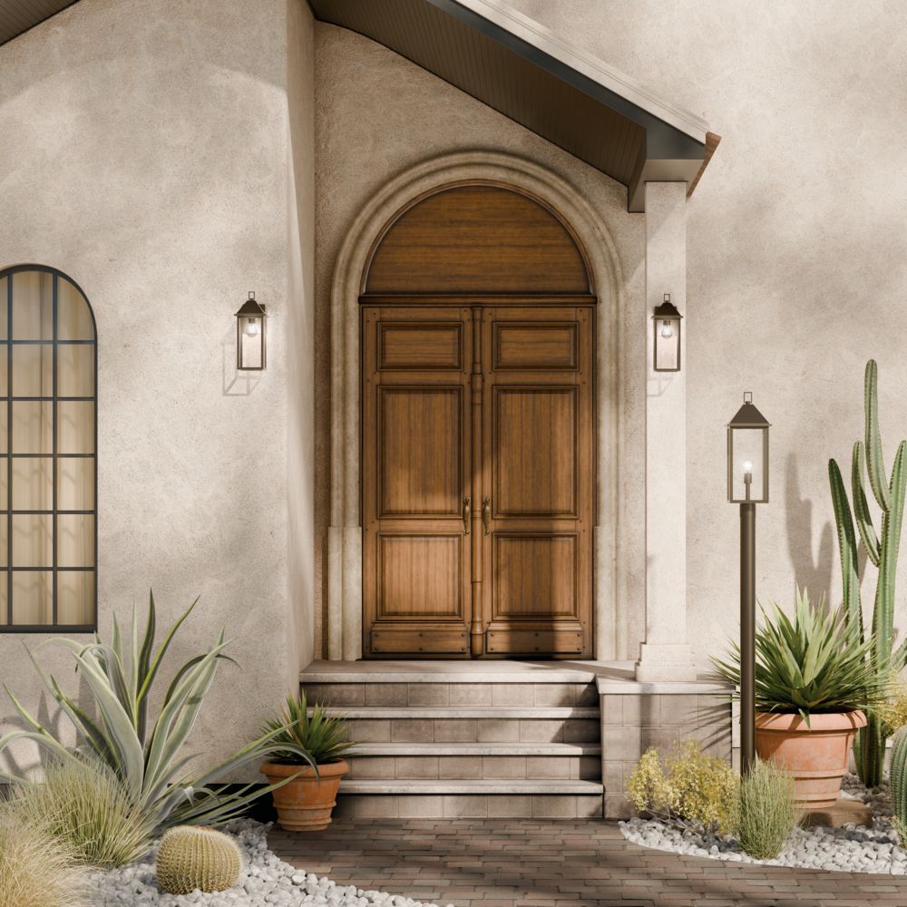 Image 2 Prin 16.75 Inch 1 Light Outdoor Wall Light with Clear Glass in Olde Bronze more views