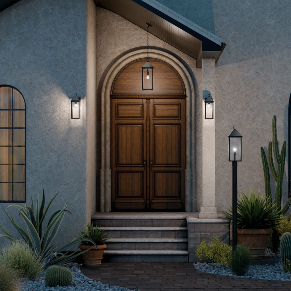 Image 3 Prin 22 Inch 1 Light Outdoor Pendant with Clear Glass in Black more views