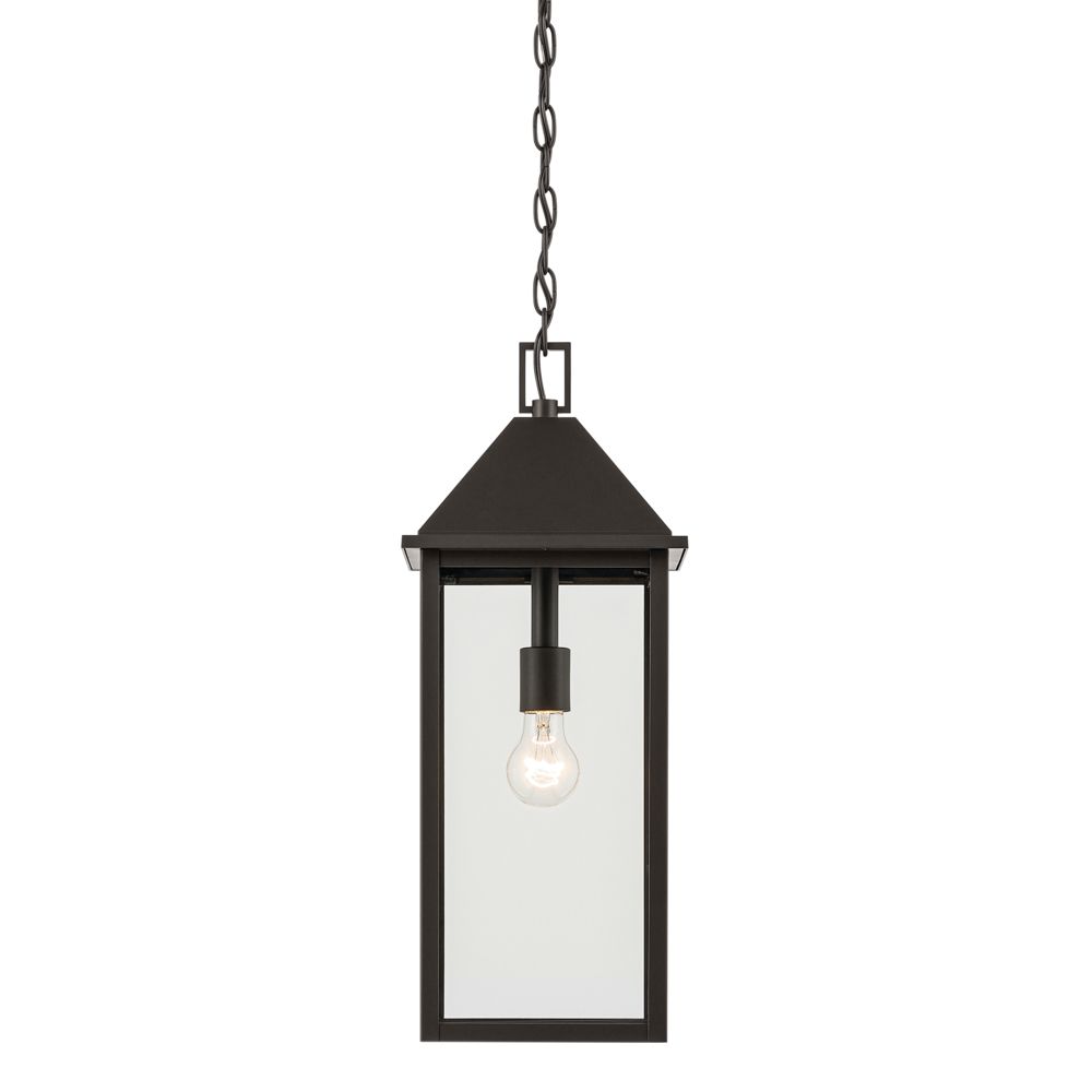 Image 4 Prin 22 Inch 1 Light Outdoor Pendant with Clear Glass in Olde Bronze more views