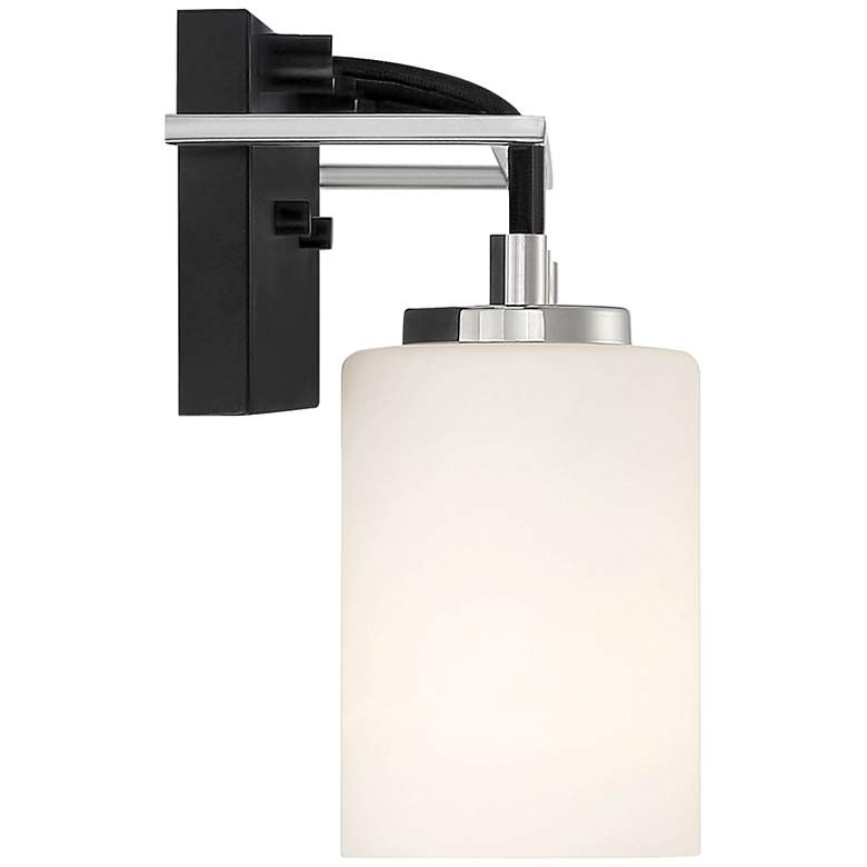 Image 5 Prince St 24" Wide Matte Black 3-Light Vanity Bath Light more views