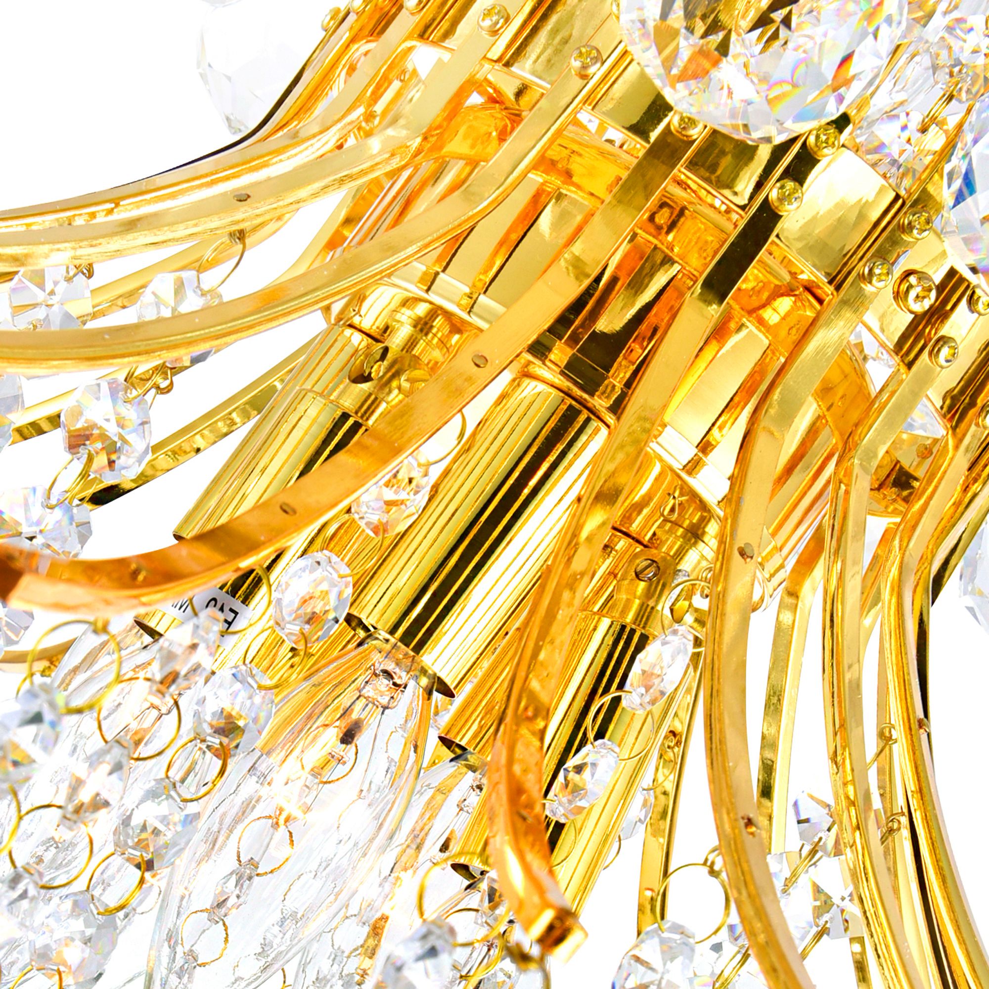 Image 5 Princess 10 Light Down Chandelier With Gold Finish more views